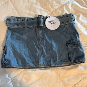 Princess Polly Blue Denim Skirt